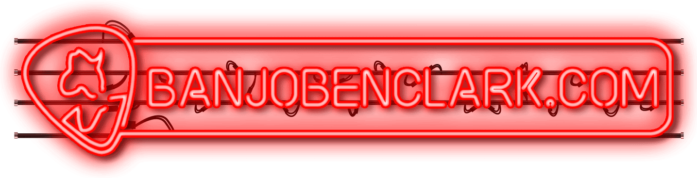 BanjoBenClark.com — the neon sign